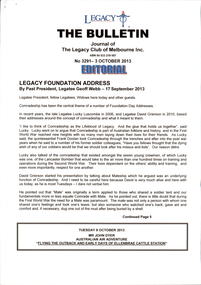 Article - Speech, Foundation Day Address 2013, 2013