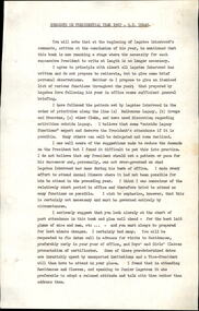 Document, Comments on Presidential Year 1967 - GH Cowan, 1968