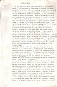 Document, Comments on Presidential Year 1986 - RN Wheeler, 1987