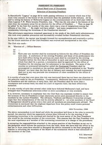 Document, President to President 1992, 1992