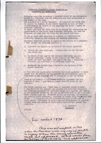 Document, Reference President's Secret Committee on Candidates for membership, 1966