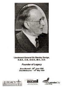 Document, Lieutenant General Sir Stanley Savige, K.B.E., C.B., D.S.O., M.C., E.D, 2006