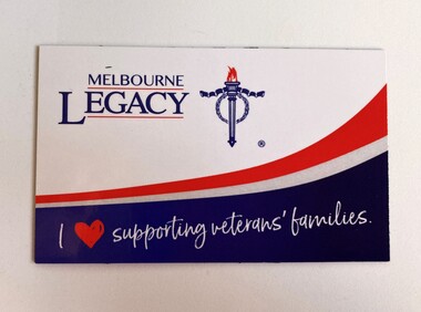 Domestic object - Magnet, I love supporting veterans' families, 2022