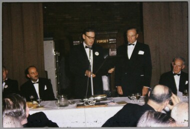 Slide, Annual Dinner 1962, 1962
