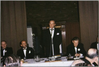 Slide, Annual Dinner 1962, 1962
