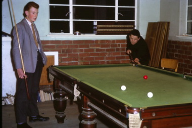 Slide, Recreation room at a residence, 1960s