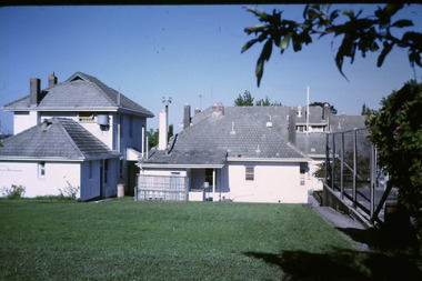 Slide, Blamey House exterior from the rear, 1970