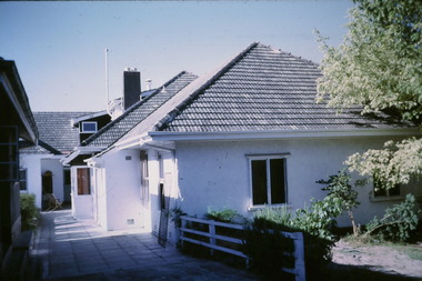 Slide, Blamey House exterior from the rear, 1970