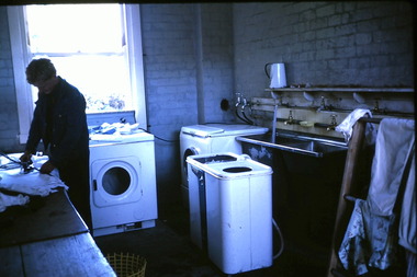 Slide, Laundry at Blamey House, 1970
