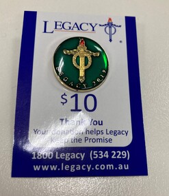 Badge, Legacy Appeal Badge 2019 - $10, 2019