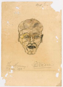 Work on paper, The Mummy, 194