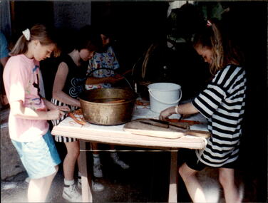 Photograph - Junior legatee outing, Farm visit, 198