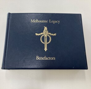 Book, Melbourne Legacy Benefactors