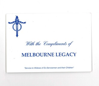 Document, With Compliments Card, 2000s
