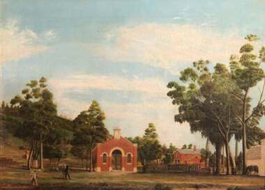 Painting - Maldon Market Building, c1864
