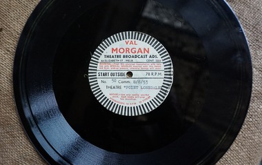 Val Morgan Theatre Advertising Record, 1953