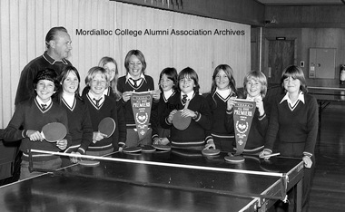 Photograph, 1980 All High Table Tennis Champions in both boys and girls sections