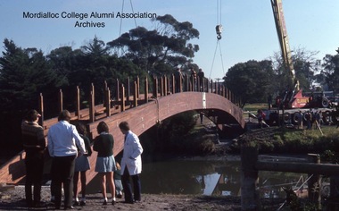 Photograph, 1981 - Construction of Footbridge Over Mordialloc Creek