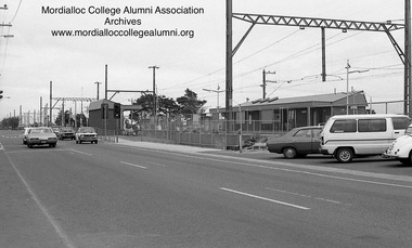 Photograph, 1981 - Aspendale Railway Station photographed from Station Street, 1981