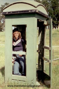 Photograph, 1978 - Telephone box on roadside en route to Wyperfeld National Park - Mordialloc-Chelsea High School annual biosciences camp, 1978