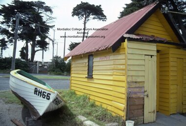 Photograph, Circa 1980 Pompei boat building shed on Mordialloc Creek - Pompei's Landing