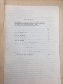 Family history, Description of Mr and Mrs Hooke and Family’s life in Avenel