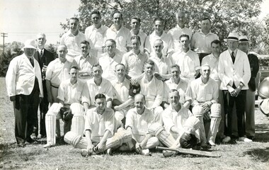 Photo, Camberwell A and B grade cricket team 1936