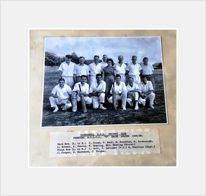 Photo, Camberwell RSL cricket team 1959/50
