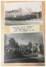 Photo, 50th Anzac Day March,  1965, at Camberwell City RSL