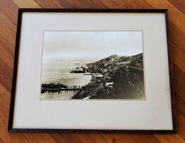 Photo, Framed photo of Anzac Cove taken in July 1915, 1915