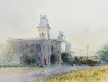 Work on paper - Watercolour, Ken Elmore, Evening Light, 1993