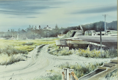Water Colour, John Sterchele, Queenscliffe Beach
