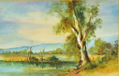 Watercolour, Philip Luton, Latrobe River