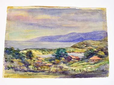 Watercolour, Mrs F Owen, Aireys Inlet Vista