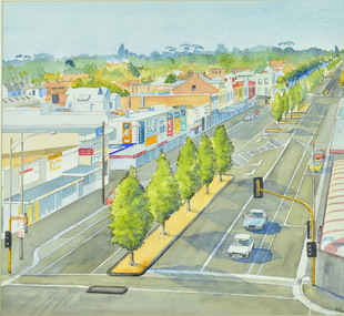 Watercolour, Mark Cairns, Malop St