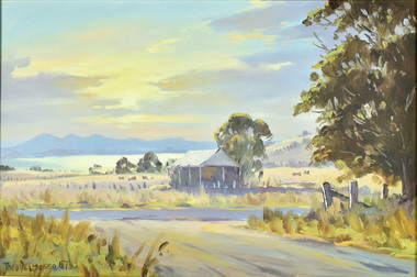 Oil on Canvas, Theo Delgrosso, Towards the You Yangs