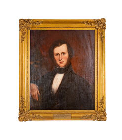 Artwork, other - Oil on Canvas, Frederick Strange, William Weire - First Town Clerk of Geelong 1850 -84", 1845