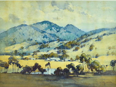 Watercolour, C Dudley Wood, The You Yangs
