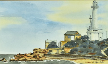 Watercolour, A Kaye Oates, Point Lonsdale