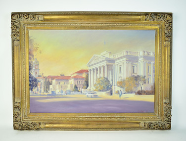 Oil on Canvas, Jon Crawley, City Hall '95