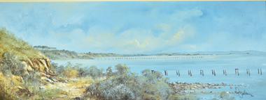 Oil on Canvas, Hugh Guthrie, Clifton Springs Foreshore