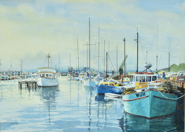 Oil on Canvas, Peter Eggleton, Summer Morning Queenscliff