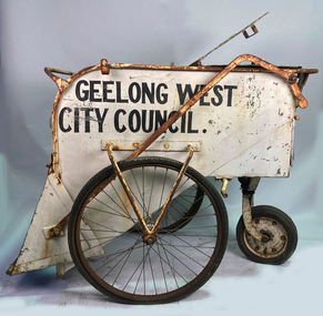 Functional object - Geelong West City Council Cleaning Cart, c.1960