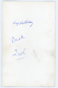 Photograph - Black and White Photograph, Reg Holliday, 1950s