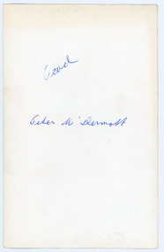 Photograph - Black and White Photograph, Peter McDermott, 1960s