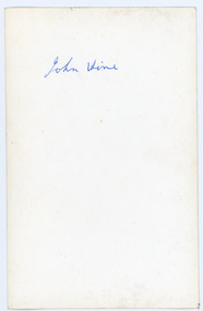 Photograph - Black and White Photograph, John Hine, 1960s