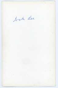 Photograph - Black and White Photograph, Jock Lee, 1958