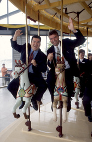 Photograph - Carousel Opening, Geelong Waterfront, Katrina J Lawrence, 14 October 2000