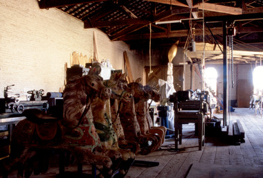 Photograph - Carousel Restoration, Elphinstone, Victoria, Stewart Strachan, 1997-1999