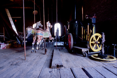 Photograph - Carousel Restoration, Elphinstone, Victoria, Stewart Strachan, 1997-1999